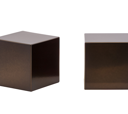Designer Metals 1 3/8" Square Endcap Finial (Pair)