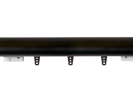 Kirsch Designer Metals 2" Decorative Traverse Rod with Slides for Pinchpleat