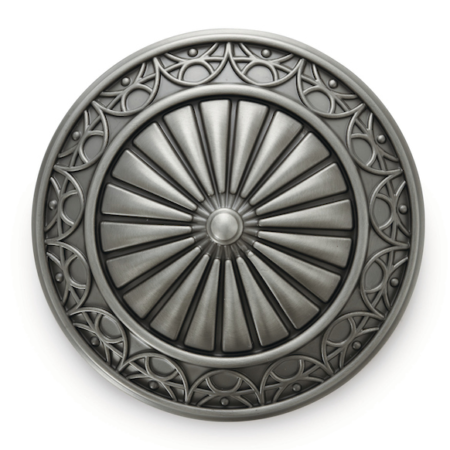 Designer Metals 3" Medallion Holdback Camber
