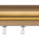 Kirsch Designer Metals 2" Decorative Traverse Rod with Ripplefold carriers