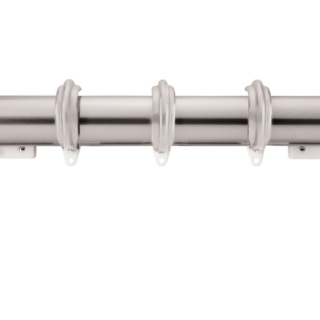 Designer Metals 2" Decorative Traverse Rod with Rings