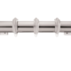 Designer Metals 2" Decorative Traverse Rod with Rings