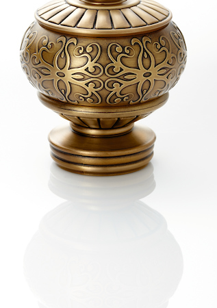Designer Metals 1 3/8" Cheyenne Finial (Pair)