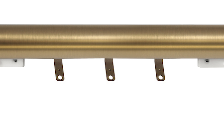Designer Metals 1 3/8" Traverse Rods with Slides (4 Telescoping lengths available)