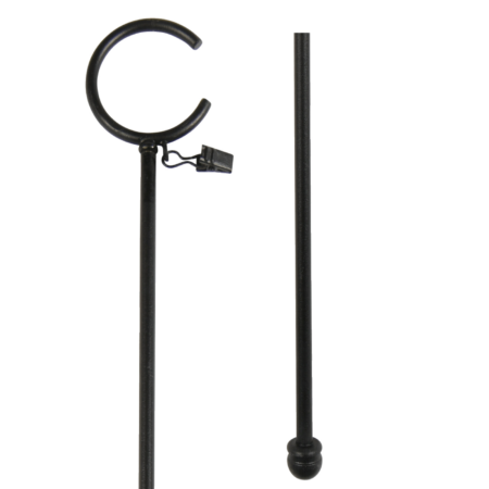 Kirsch Wrought Iron Accessory 36" Baton, Black (K56375.770)