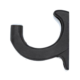 Kirsch Wrought Iron Accessory Holdback Base, Black (K56368.770)