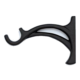 Kirsch Wrought Iron Bracket 5 3/8" return, Black (K56363.770)