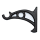 Kirsch Wrought Iron Double Bracket, Black (K56365.770)