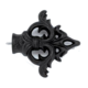 Kirsch Wrought Iron Finial Acanthus Arrow, Black (K56353.770)