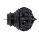 Kirsch Wrought Iron Finial Crown Palace, Black (K56356.770)