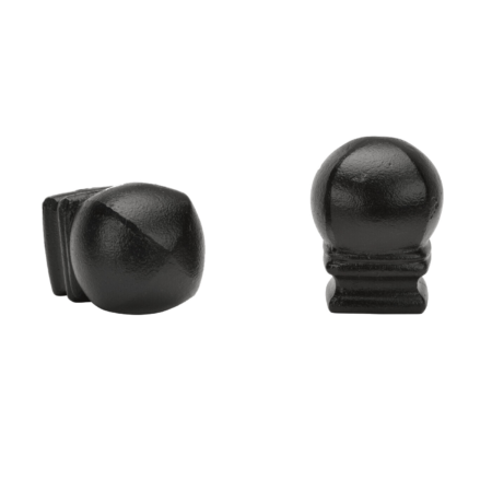 Kirsch Wrought Iron Finial Petite Modern Ball, Black (K56373.770)