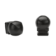 Kirsch Wrought Iron Finial Petite Modern Ball, Black (K56373.770)
