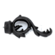 Kirsch Wrought Iron Finial Leaf Scroll, Black (K56352.770)