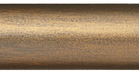 1 3-8" Smooth Wood Pole Rose Gold
