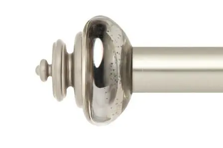 Nora Mercury Glass Brushed Nickel