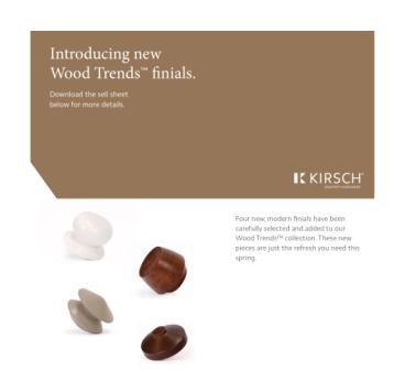 Wood Trend Finials