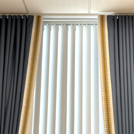 Custom Ripplefold Drapery Panel
